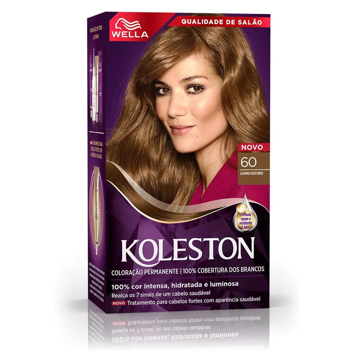 Wella - Coloração Permanente Koleston - 60 Louro Escuro - Imagem 1