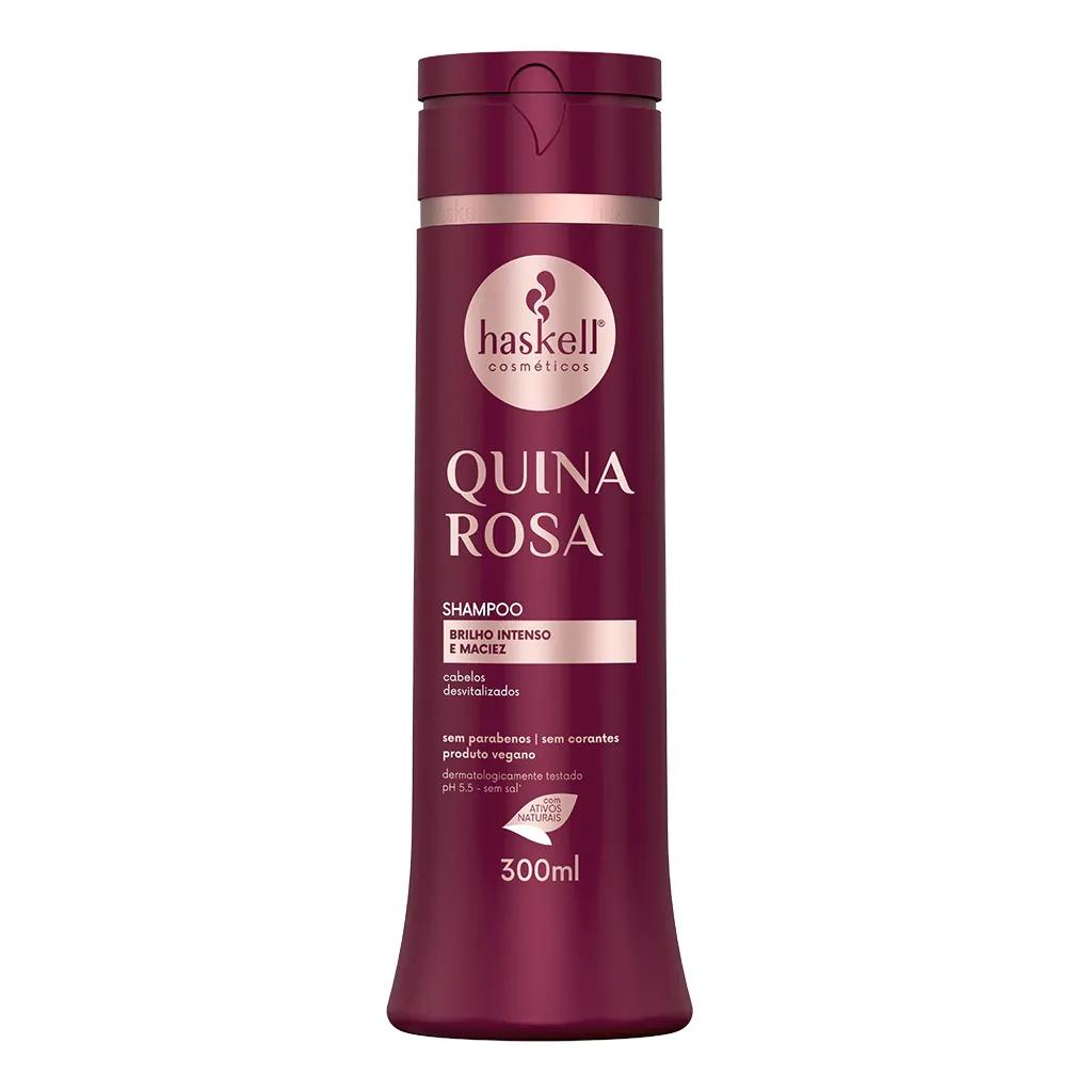 Haskell - Shampoo Quina Rosa 300ml - Imagem 1