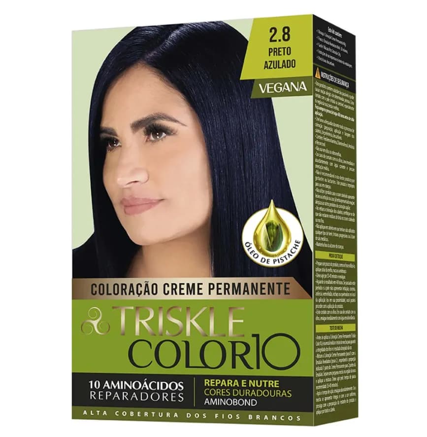 Triskle - Kit Coloração Triskle Color 10 - 2.8 Preto Azulado - Imagem 1