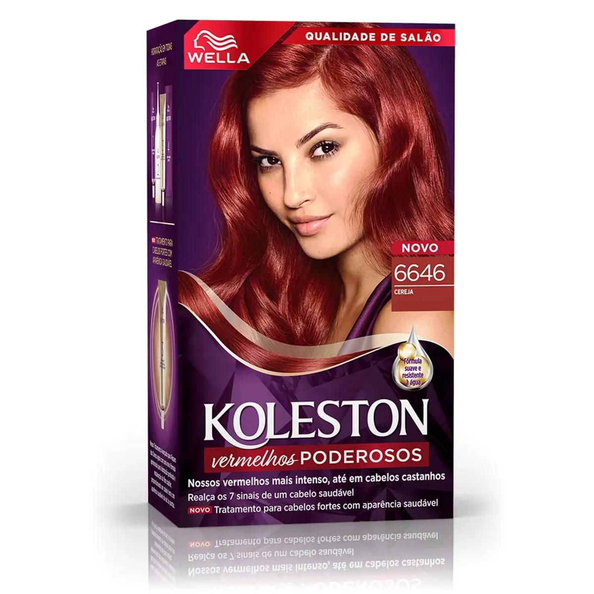Wella - Coloração Permanente Koleston - 6646 Cereja - Imagem 1
