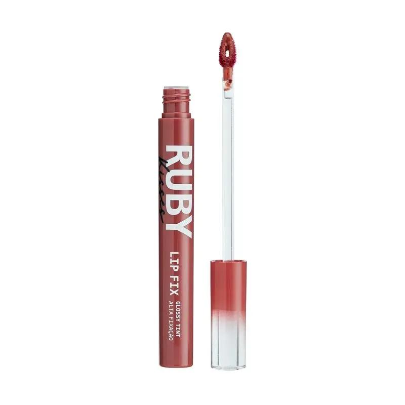 Ruby Kisses - Lip Fix Glossy Tint - Sweet Brown - Imagem 1