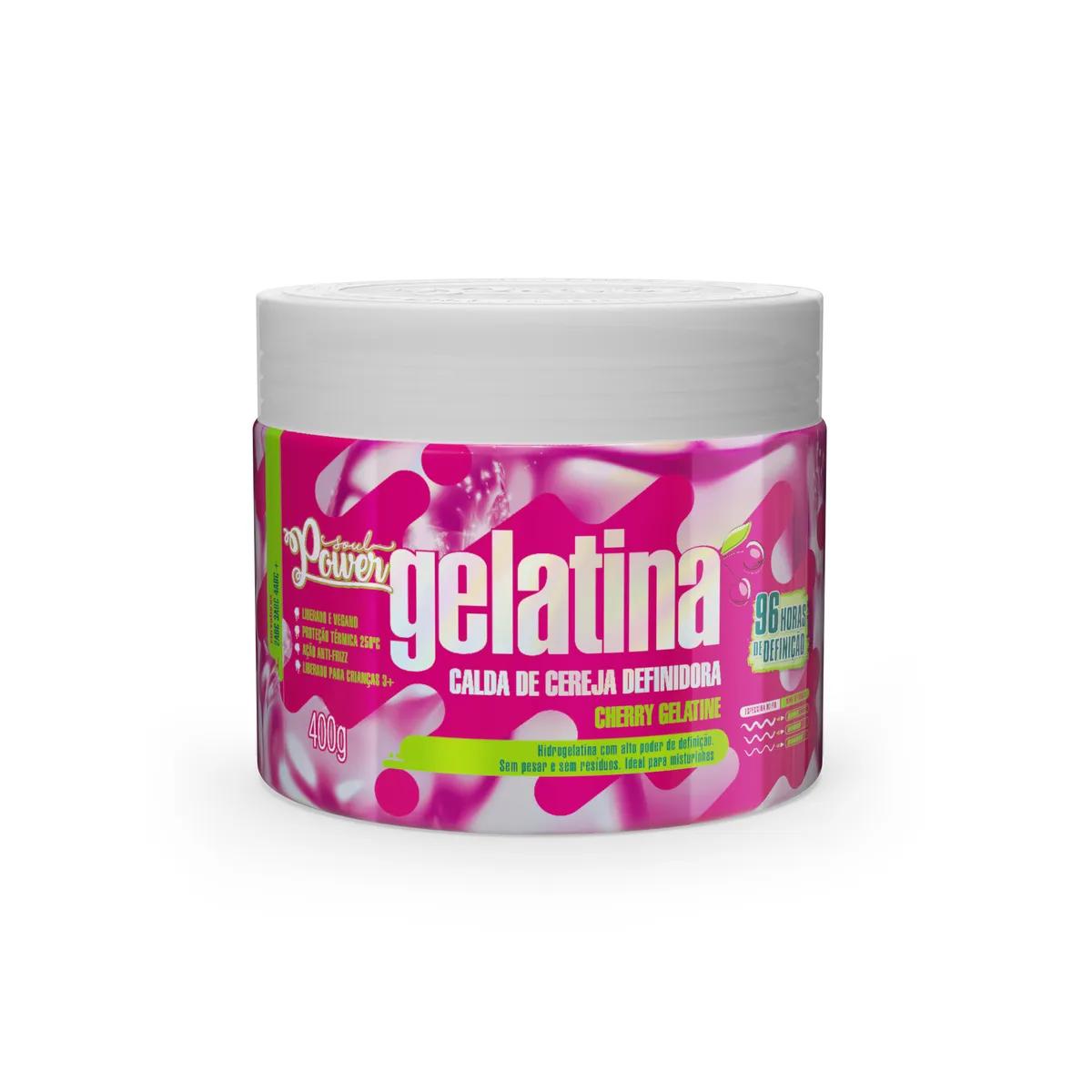 Soul Power - Gelatina Calda de Cereja 400g - Definição Prolongada - Imagem 1