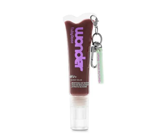 Ruby Rose - Glossy Balm Iris War Burgundy Brown - Wonder - Imagem 1