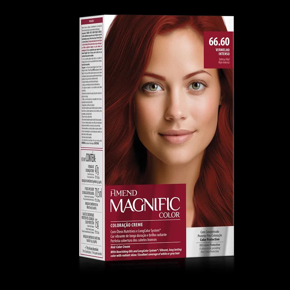 Amend - Kit Coloração Amend Magnific Color 66.60 Vermelho Intenso - Imagem 1