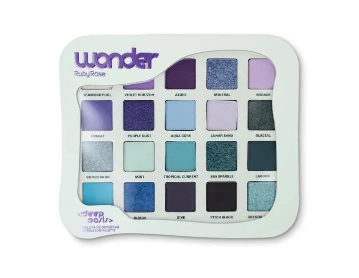 Ruby Rose - Paleta de Sombras Deep Oasis - Wonder - Imagem 1
