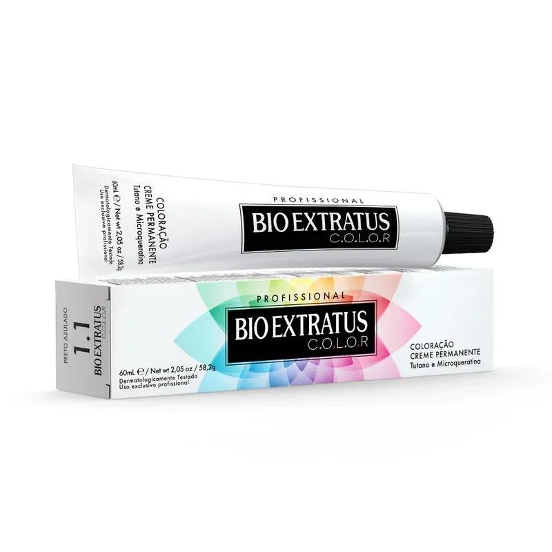 Bio Extratus - Coloração Creme Bio Extratus C.O.L.O.R 60ml - 1.1 Preto Azulado - Imagem 1