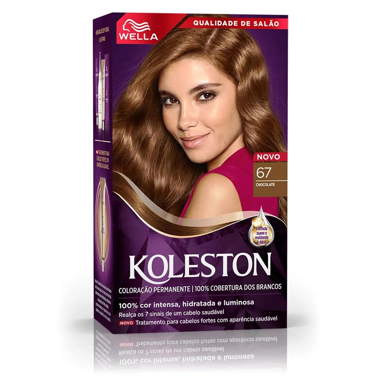 Wella - Coloração Permanente Koleston - 67 Chocolate - Imagem 1