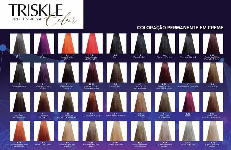 Triskle - Coloração Creme Triskle Color - 5.2 Castanho Claro Violeta - Imagem 2